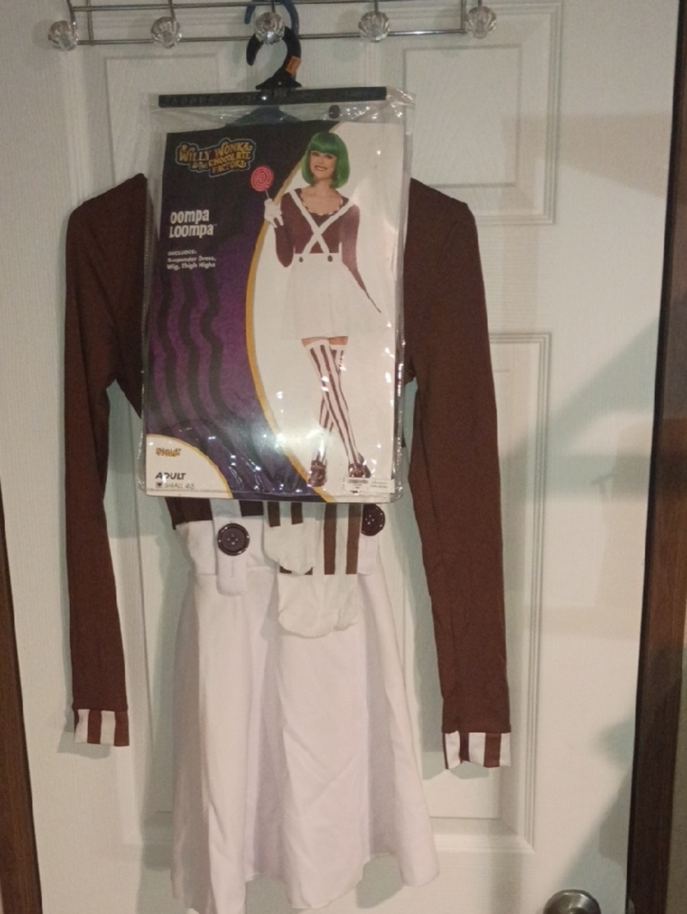 Oompa Loompa Costume - Brown and White
